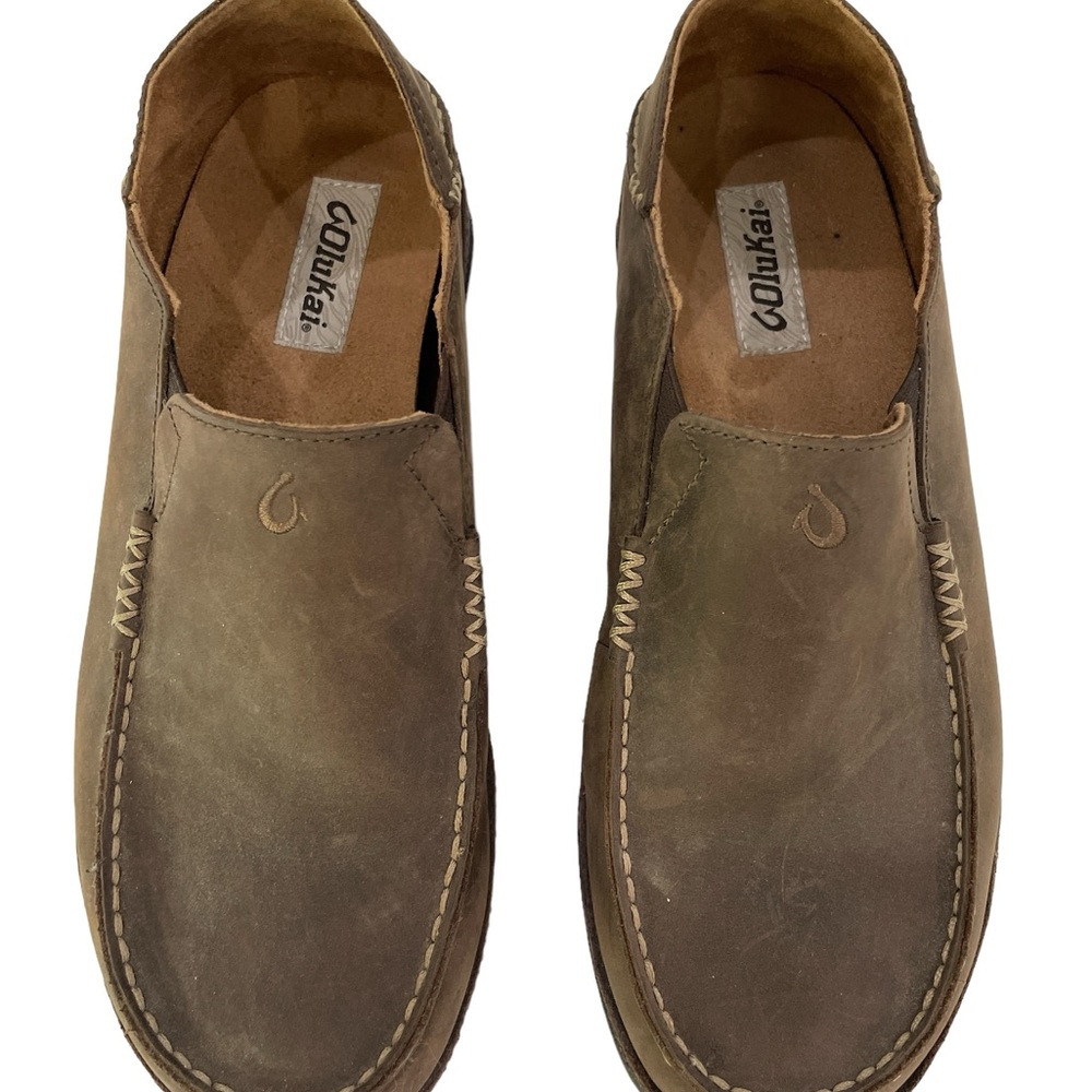 OluKai Akepa Moc Chocolate Men’s size 11 EUC